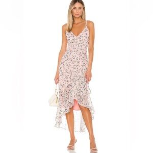 Tularosa | Maya Dress in Pale Pink Floral